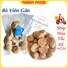 Bò Viên Gân Bò Viên Gân Viên To 500g Ship Hỏa Tốc HCM Funnyfood