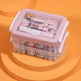 Bộ kim chỉ may vá 20 món đa năng, set kim chỉ khâu tiện lợi kèm hộp đựng