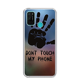 Ốp lưng dẻo cho điện thoại VSMART JOY 4 - 0292 DONTTOUCHMYPHONE - Hàng Chính Hãng