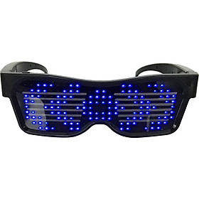 Mắt Kính Đèn LED Phát Sáng Sạc USB