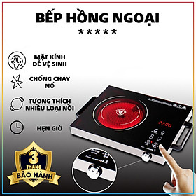 Bếp hồng ngoại tiết kiệm điện tương thích nhiều loại nồi