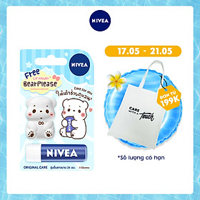 Son Dưỡng Môi Chuyên Sâu Nivea Lip Original Care - Tặng Kèm Ốp Son - 85061