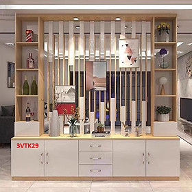 Mua Vách ngăn phòng khách nhà bếp  Tủ kệ vách ngăn phòng 3VTK29 - Nội thất lắp ráp Viễn Đông Adv