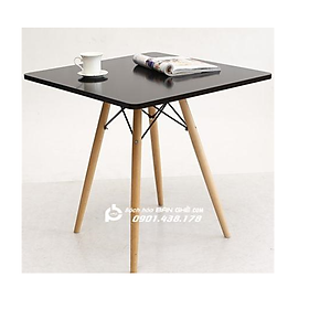 Mua Bàn Cafe bàn Eames Chân Gỗ Đan Sắt Màu Đen  Trắng