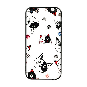 Ốp Lưng Viền TPU Cao Cấp Dành Cho iPhone 5/5s - Kute Cat 02