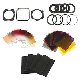 41 in 1 Graduated Neutral Density ND Color Filters Sets Holder for Cokin P