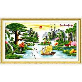 Mua Tranh thêu chữ thập Thuận Buồm Xuôi Gió LV3068 (168x78) chưa thêu