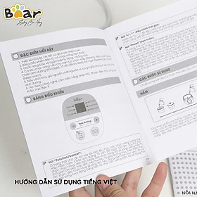 Mua  Hàng chính hãng  Nồi nấu chậm Bear 0.8 Lít SUBE001 (bảng tiếng việt)