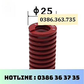 Lò xo khuôn dẹt, lò xo nén công nghiệp Tiêu Chuẩn Nhật Bản  Màu Đỏ Lò Xo Tm6/8/10/12x20x25x30x35