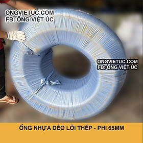 Ống nhựa lõi thép KT Việt Úc - Phi 65mm - Cuộn 30m