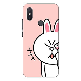 Ốp lưng dành cho điện thoại Xiaomi Mi 8 SE hình Thỏ Trắng làm Duyên - Hàng chính hãng