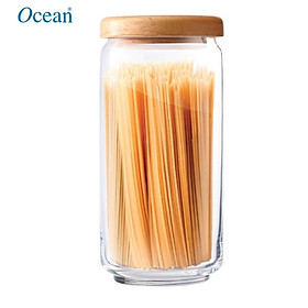 Mua Bộ 3 hũ thủy tinh Ocean Pop Jar 1000ml nắp gỗ