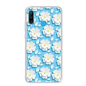 Ốp điện thoại Huawei P30 Lite - Silicon dẻo - 0124 HOA3D - Hàng Chính Hãng