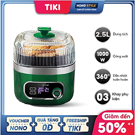 Mua Nồi Chiên Không Dầu DONLIM (2 5L) Bộ có nồi nấu lẩu - Hàng Chính Hãng