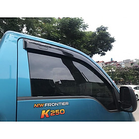 Bộ vè che mưa đen dành cho xe Kia K200,K250, BONGGO hàng Hàn Quốc chất liệu DÀY và BỀN ,CÓ HÌNH ẢNH VÀ VI DEO SẢN PHẨM