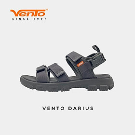 Giày dép Sandal Vento DARIUS Nam màu Tro đi học đi làm NB10607