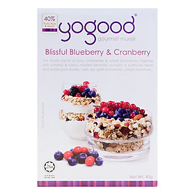 Ngũ Cốc Nam Việt Quất Phúc Bồn Tử Yogood (360g)