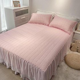 Mua Chiếu điều hoà cao su non cao cấp viền bèo công chúa mẫu mới_ hàng loại 1_ chất liệu cao su non dầy dặn mát lạnh