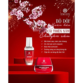 [MISS CANDY] Bộ 2 Sản Phẩm Trắng Da Mờ Thâm, Sạm, Nám, Tàn Nhang MISS CANDY Gồm Serum HA Peptide 30ml + Kem Nám Sâm Nhung Hoàng Kim 25g - Gia Tuệ House