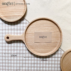 Mua Khay gỗ ONGTRE tự nhiên hình tròn  chữ nhật  vuông  Nhiều kích thước  Gỗ Tần Bì nguyên khối  (Hàng VN)