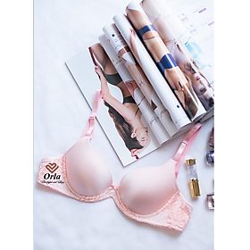 Áo Lót Cup Trơn Mút Dày Nâng Ngực Ren Thêu 2 Bên Dây Lưng  OR-P7