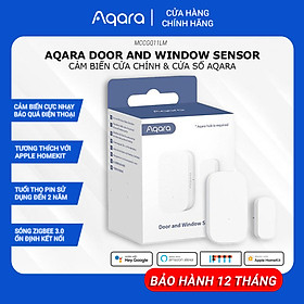 Mua Cảm Biến Cửa AQARA 2023-Tạo Ngữ Cảnh Mở Cửa Bật Đèn  Phát Hiện Đóng/Mở Thông Báo Lên App Tương Thích HomeKit Sóng ZigBee Hàng Chính Hãng