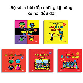 Bộ 5 cuốn Bé xíu bé xiu - Todd Parr - Bồi đắp những kỹ năng xã hội đầu đời - Crabit Kidbooks