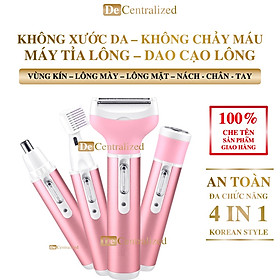 Máy Cạo Lông Mu, VùngKín Bikini Cạo Lông Mặt Tỉa Lông Mày, Máy Cạo Lông Wax Lông Tẩy Lông Nách Cắt Tỉa Lông Mũi Đa Năng Hàng Chính Hãng