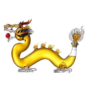 Vỏ chai thủy tinh hình con rồng