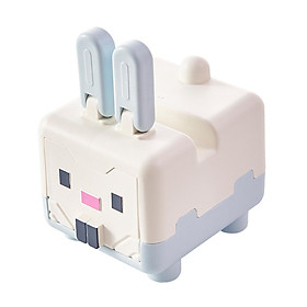Animal Cartoon Phone Holder Mini Cosmetic Storage Box for School Office Desk