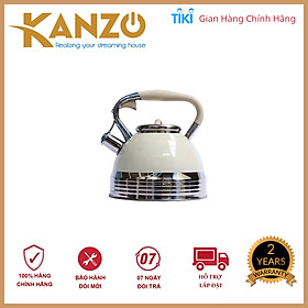 Mua Ấm đun nước bếp từ Kanzo KZ-G68 còi báo  LUXURY  3.0 L - Inox 304 - Phù hợp cho mọi loại bếp - Chất lượng Đức