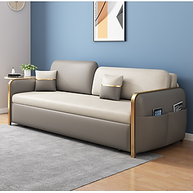 Mua Sofa giường đa năng hộc kéo tay viền cao cấp HGK-24 ngăn chứa đồ tiện dụng Tundo KT 1m8