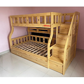 Mua Giường tầng cao cấp Big Sun OHAHA - Màu gỗ thông tự nhiên - 001