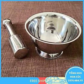 Bộ Chày Cối Inox Size 16Cm - Vận Chuyển Miễn Phí Toàn Quốc