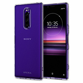Ốp lưng cho Sony Xperia 1 Spigen Liquid Crystal - Hàng nhập khẩu