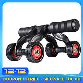 Con lăn tập cơ bụng 4 bánh cao cấp