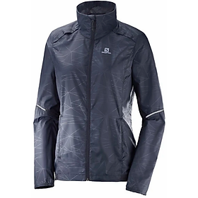 Áo Gió Thể Thao Nữ Salomon Agile Jacket W - L40120200 Size