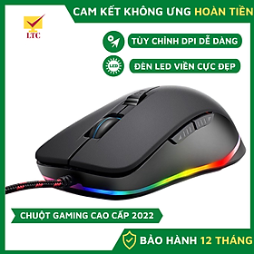 Mua Chuột máy tính gaming led đổi màu nhiều chế độ V6  mouse chơi game tương thích laptop  pc cổng kết nối USB - Hàng Chính Hãng