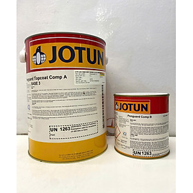 Mua Sơn Epoxy Jotun Penguard Topcoat base 3 màu xám - Grey 4074 _5L/bộ