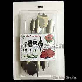 Mua Bộ 10 dụng cụ làm rau câu 3D – Set 10 – Bộ làm hoa trạng nguyên - Tặng kèm kim nhụy – Mã số 1440