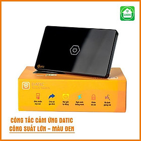 Công Tắc Cảm Ứng Datic Điều Khiển Mọi Thiết Bị Từ Xa Bằng Wifi Qua Điện Thoại, Thương Hiệu Hunonic, Hàng Việt Nam. -2022