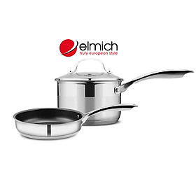 Bộ inox Elmich baby EL-3795 size 16cm- hàng chính hãng