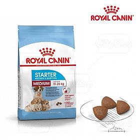 Thức ăn cho chó mẹ và chó con ROYAL CANIN MEDIUM STARTER MOTHER & BABYDOG 1kg 