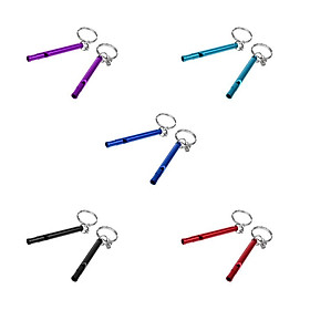 2pcs Outdoor Survival Camping Training Emergency Safety Whistle Purple/Sky Blue/Royal Blue/Black/Red