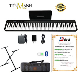 Mua Đàn Piano Điện Gấp Gọn Bora BX20 - Đàn  Chân  Bao  Nguồn 88 Phím Cảm Ứng Lực Có Loa BX-20 Hàng Chính Hãng - Kèm Móng Gẩy DreamMaker
