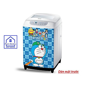 Decal dán Doraemon Dễ Thương Hue Decor Siêu Bền Chống Nước,  Đủ Kích Thước Cho Tất Cả Các Loại Tủ Lạnh - Máy Giặt - Máy Lạnh
