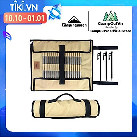 Đồ cắm trại Túi đựng cọc lều Campingmoon gấp gọn dày chắc chắn tiện lợi du lịch dã ngoại A254