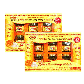 Bộ 2 hộp Thực phẩm bổ sung Nước yến sào Đông trùng hạ thảo ( tổ yến 18%) - Yến Sào Cung Đình