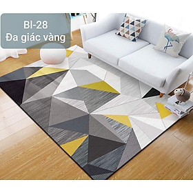 Mua Thảm nỉ BALI trải sàn loại 1m6 x 2m3 mẫu đa giác vàng