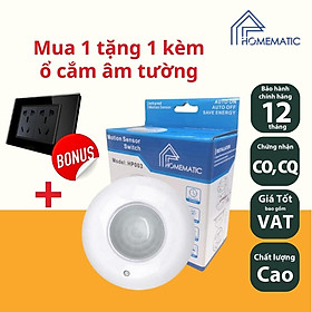 Mua Công Tắc Cảm Biến Hồng Ngoại Thông Minh Lắp Nổi Gắn Trần Tự Đông Bật Tắt Đèn Homematic HP003